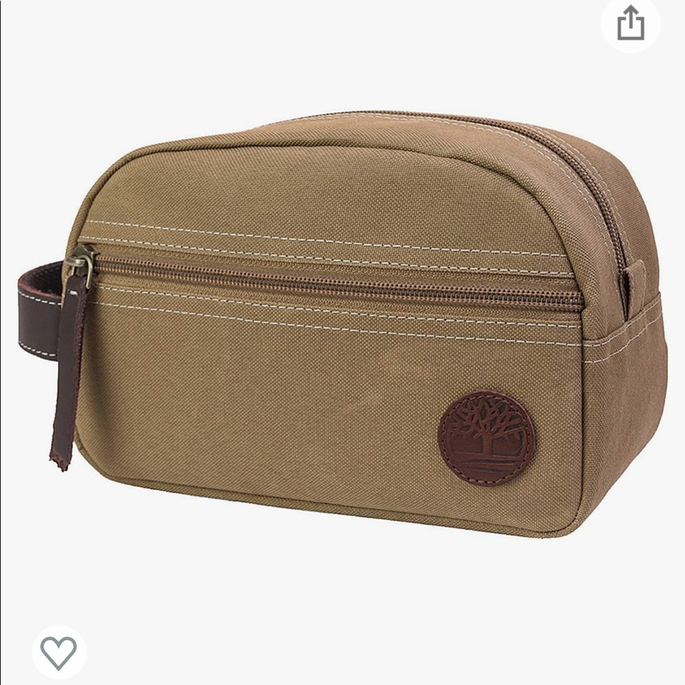 Timberland Canvas Travel Kit Khaki 1 One Size